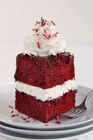 Red Velvet with Whipped Cream